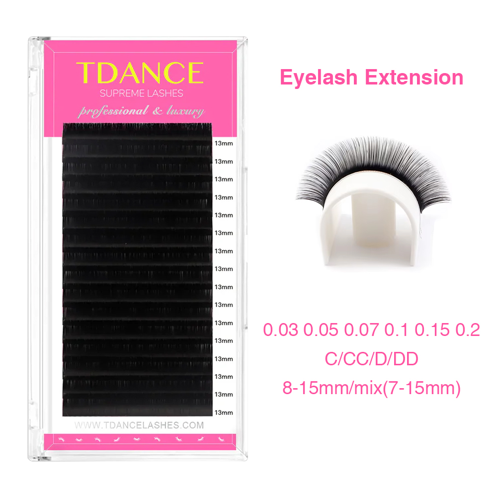 TDANCE Eyelash Extension 16Row - огляд і ціна Eyelash Extension Russian