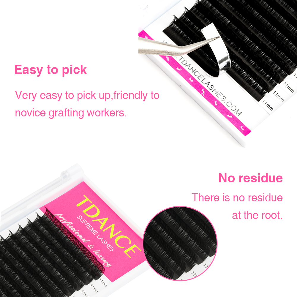 TDANCE Eyelash Extension 16Row - огляд і ціна Eyelash Extension Russian