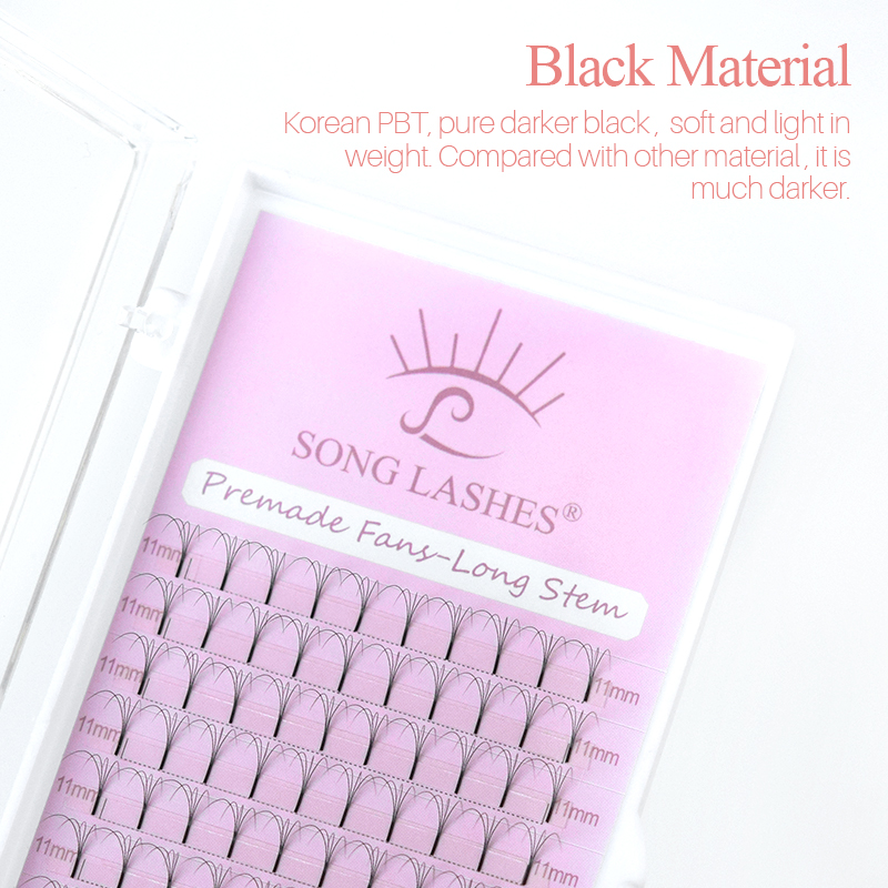SONGLASHES Long Root 2D to 6D  - огляд і ціна Eyelash Extension Russian