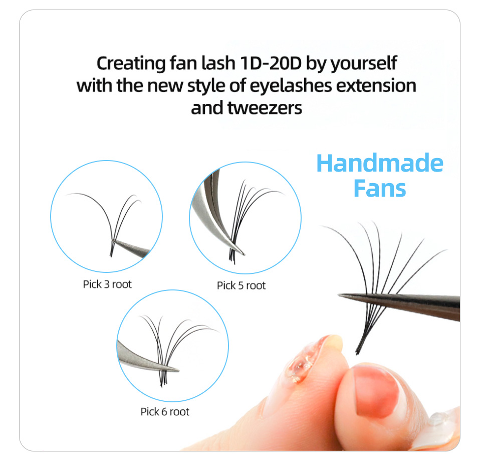 AGUUD 16 Rows Long 16-20mm Eye - огляд і ціна Eyelash Extension Russian