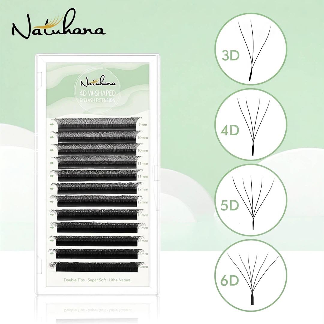 3D 4D 5D 6D W Shaped Clover Ey - огляд і ціна Eyelash Extension Russian