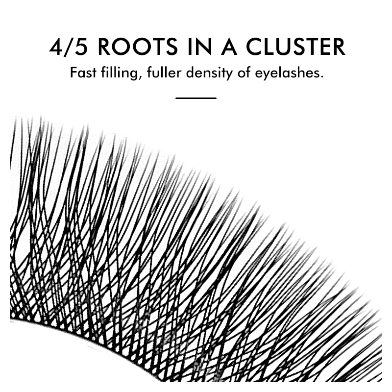 3D 4D 5D 6D W Shaped Clover Ey - огляд і ціна Eyelash Extension Russian