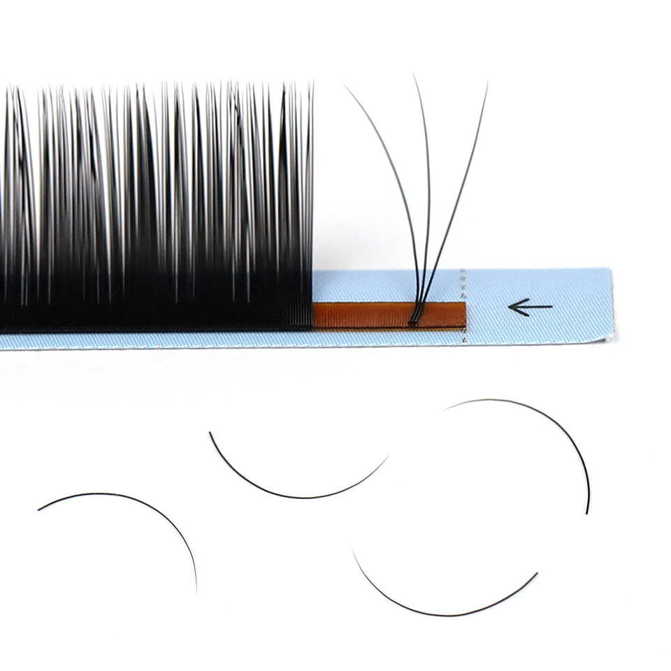 AGUUD J B C CC D Russian Volum - огляд і ціна Eyelash Extension Russian