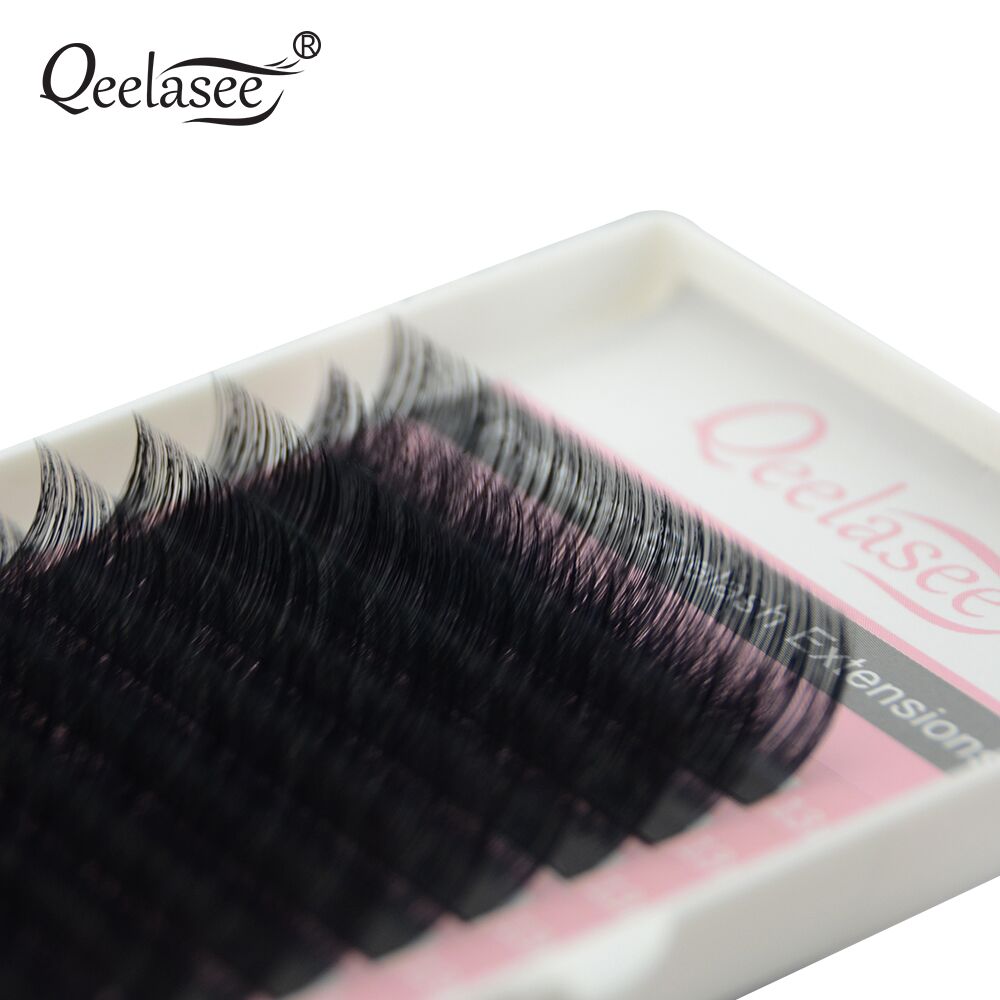 Qeelasee Faux Mink Individual  - огляд і ціна Eyelash Extension Russian
