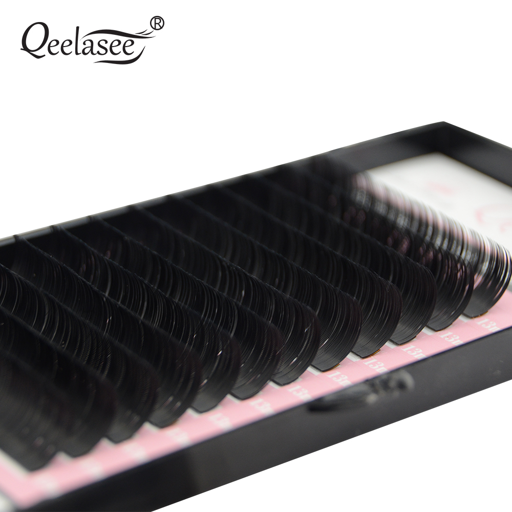 Qeelasee Faux Mink Individual  - огляд і ціна Eyelash Extension Russian