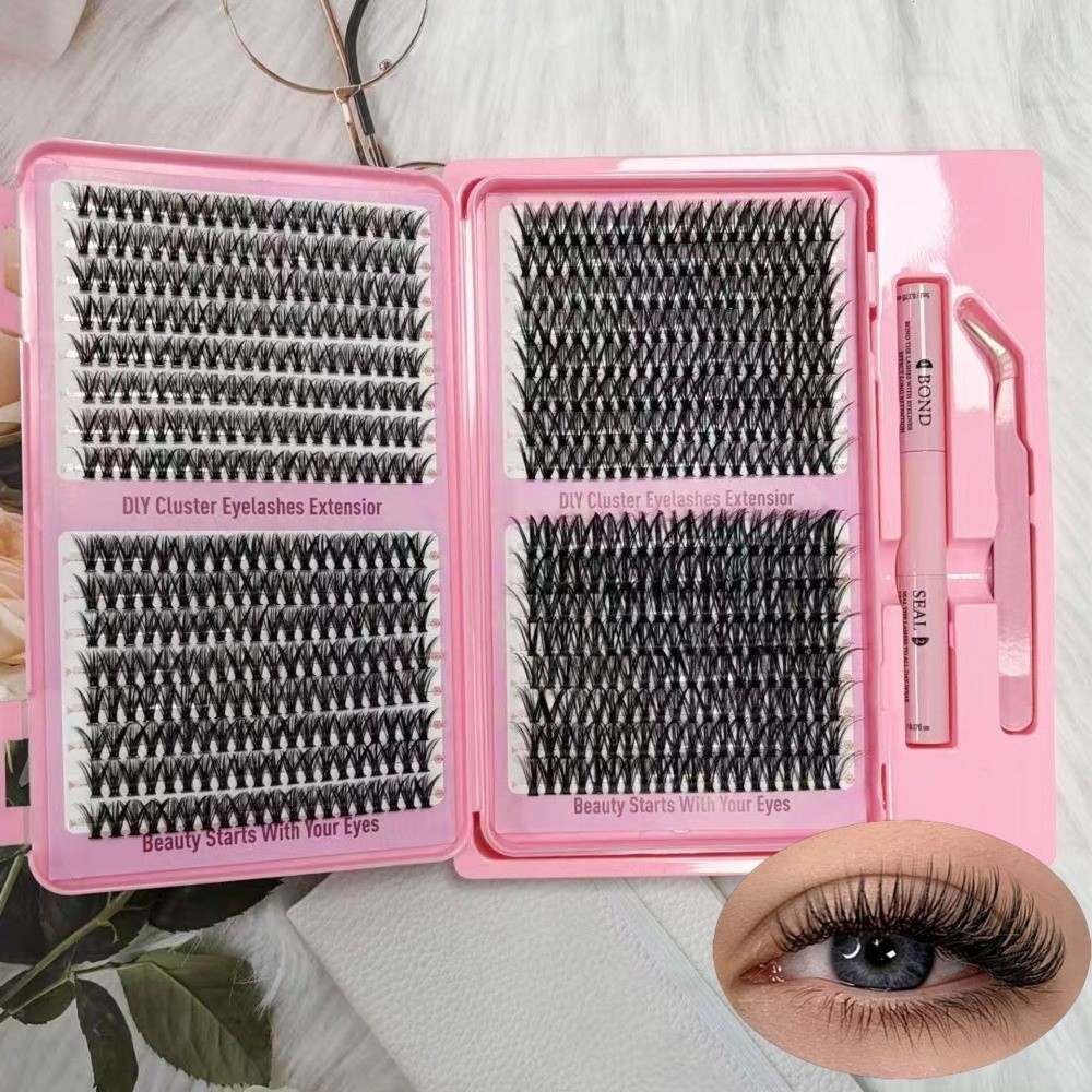 New Thick Long False Eyelashes - огляд і ціна Eyelash Extension Natural Look