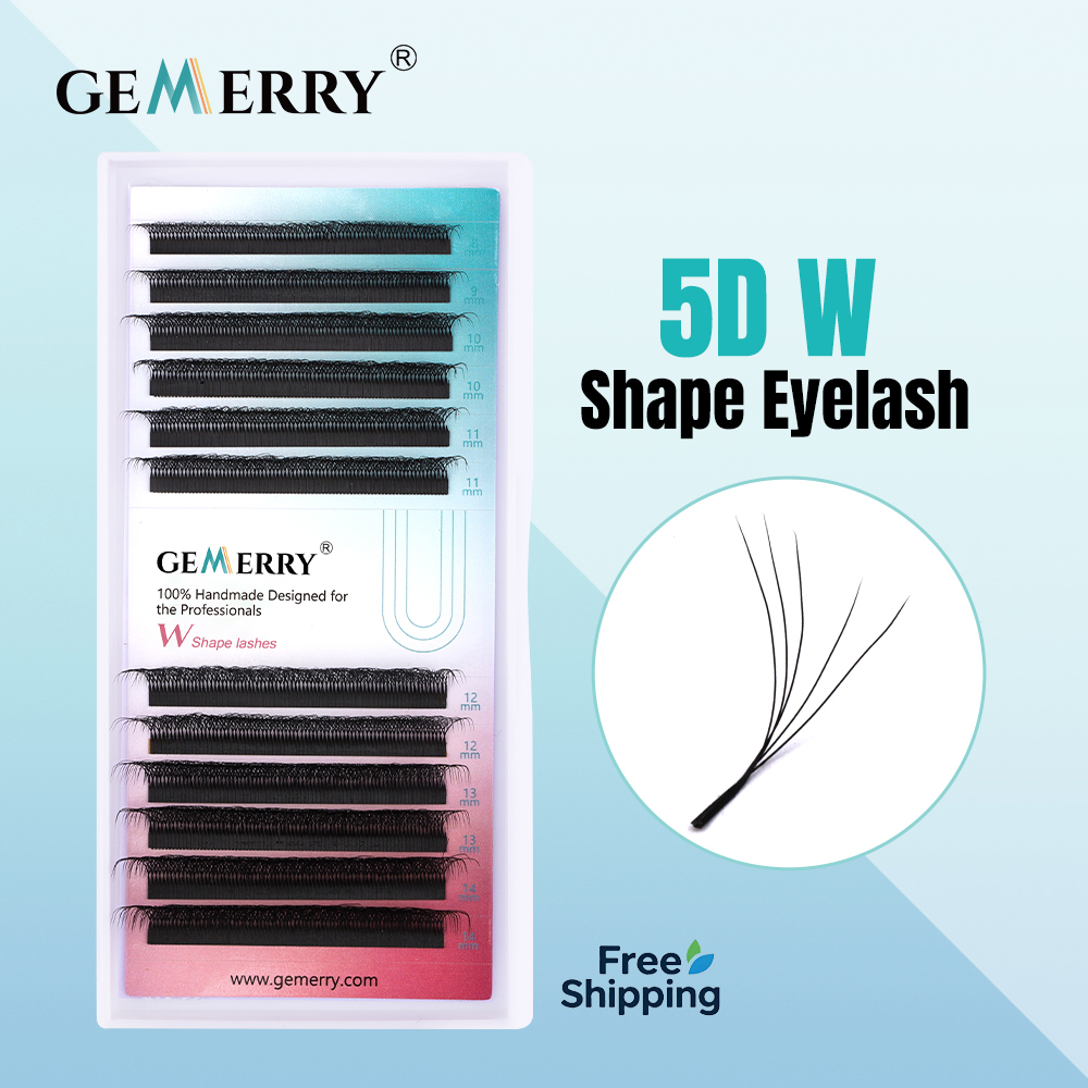GEMERRY 5D W Shape Eyelash Ext - огляд і ціна Eyelash Extension Human Hair